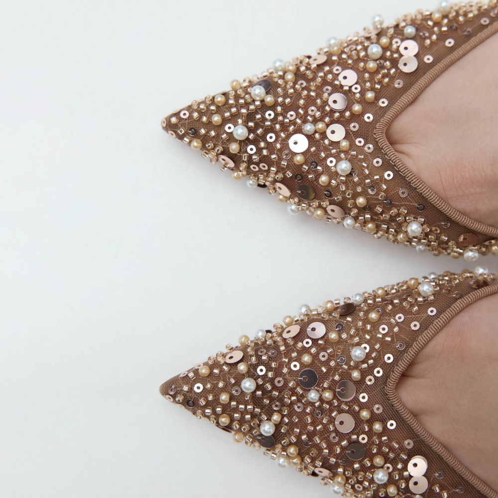 Zara Brown Women's Heel Sandals-5