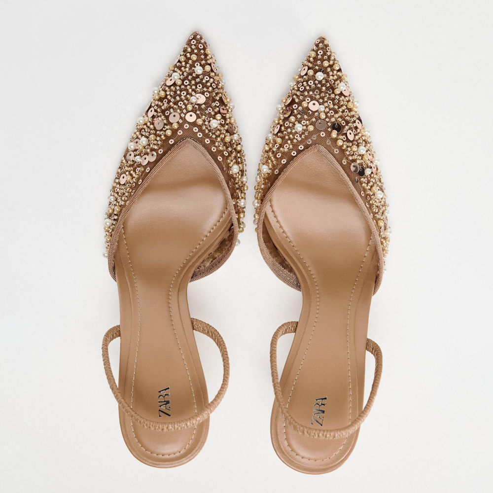 Zara Brown Women's Heel Sandals-4