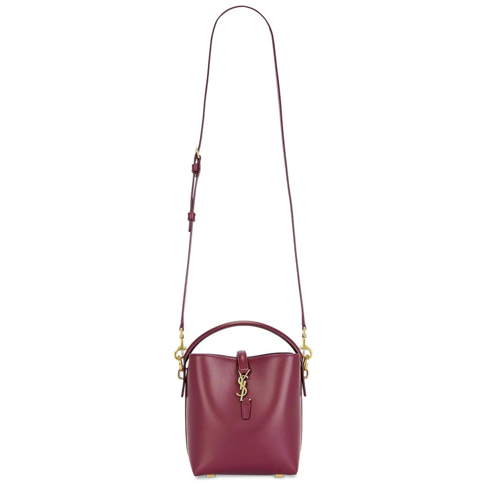 YSL Wine Premium Quality Bucket Bag-3
