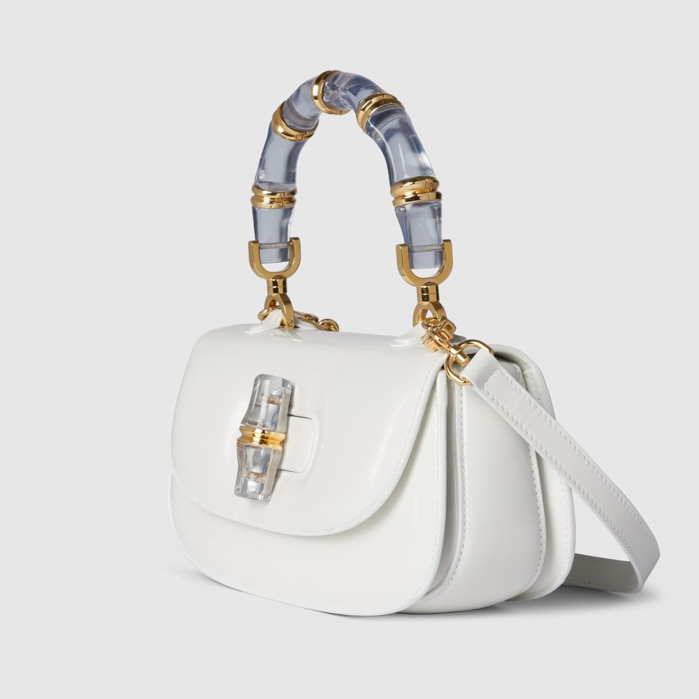 Gucci Diva Bamboo White Medium Bag-2