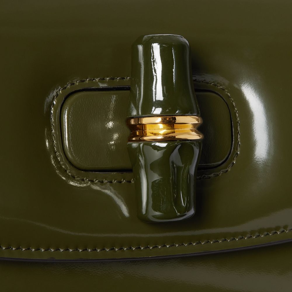 Gucci Diva Bamboo Green Medium Bag-6