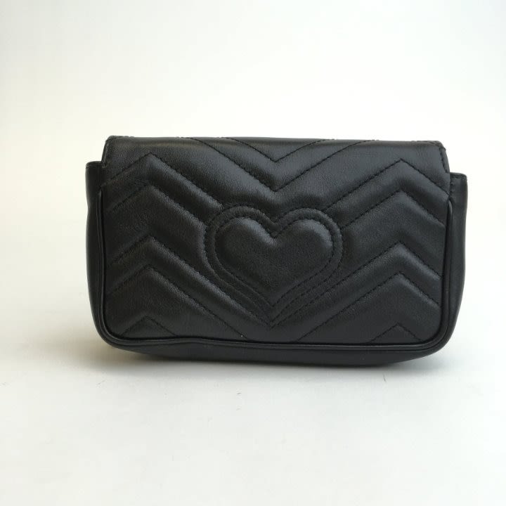 Gucci Black Super Mini Marmont Bag-1