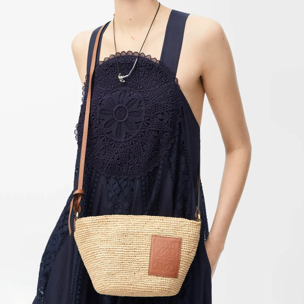 Loewe Paula's Ibiza Slit Pochette Sling Bag-4