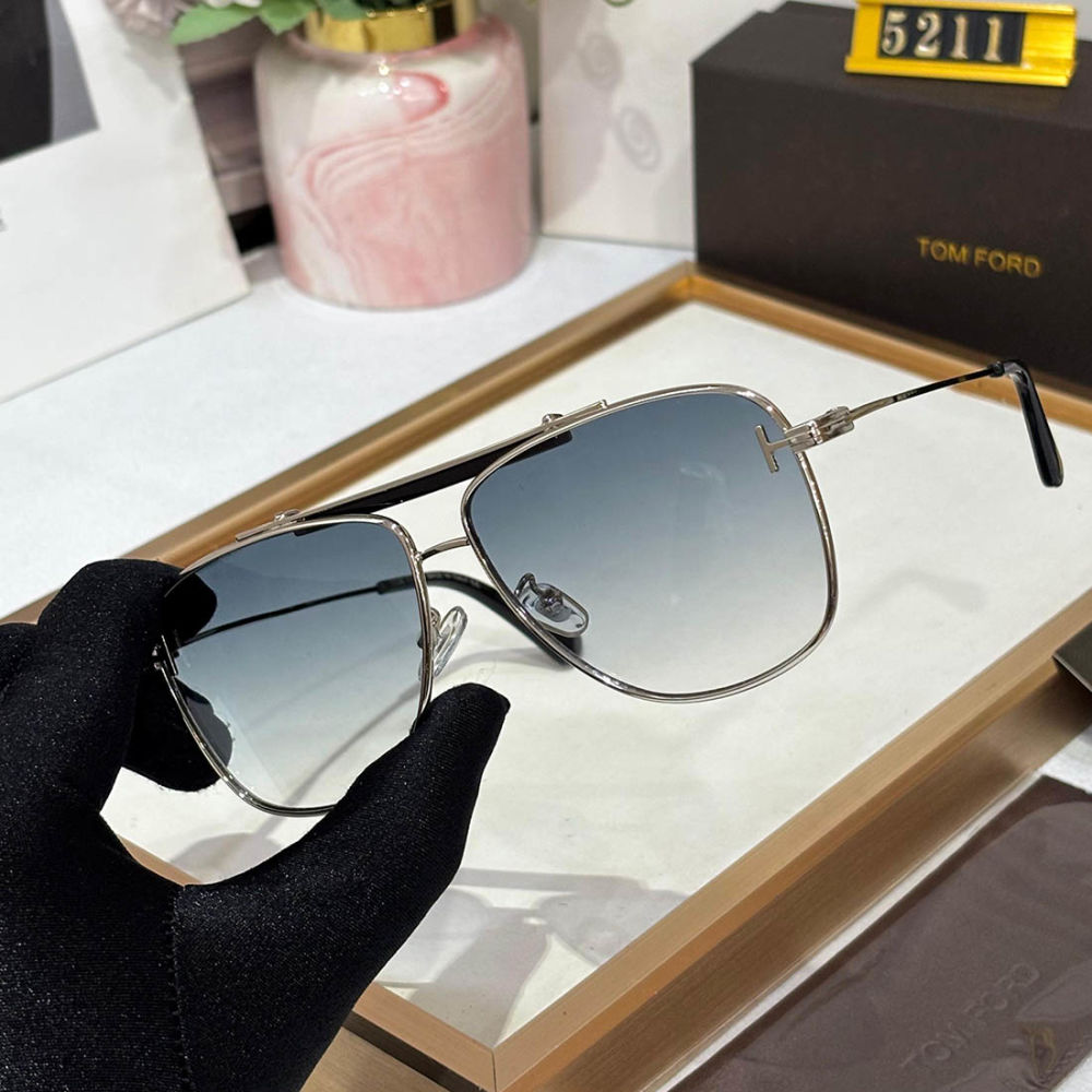 Tom Ford Blue & Silver Luxury Sunglasses-1