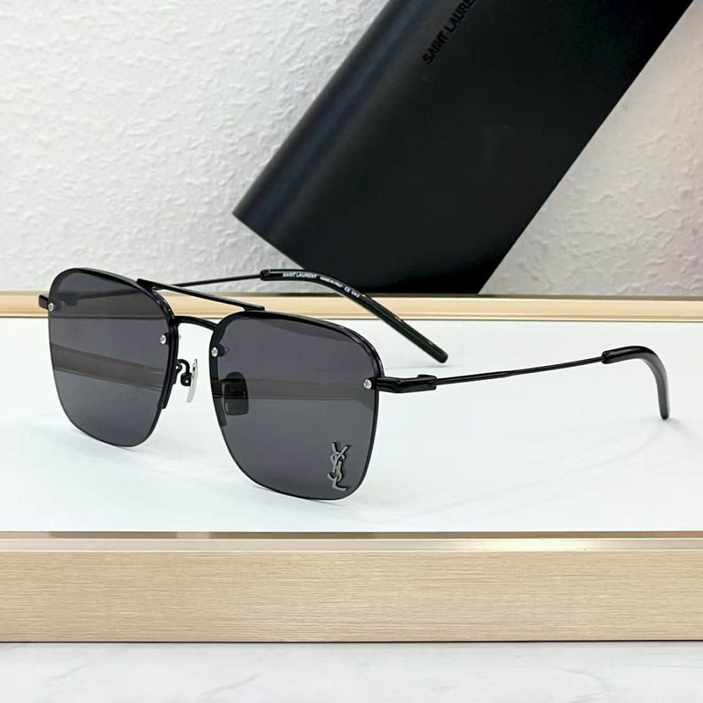 Saint Laurent Black Luxury Sunglasses-thumb-0