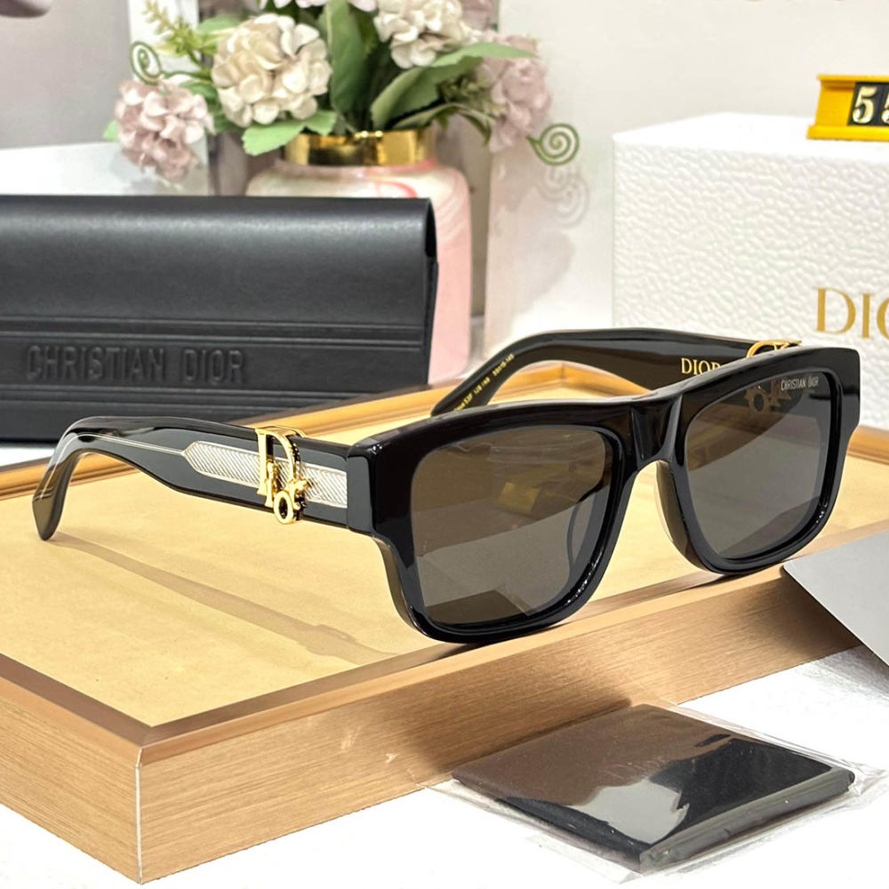 Dior S3F Black & Golden Premium Quality Sunglasses-thumb-3