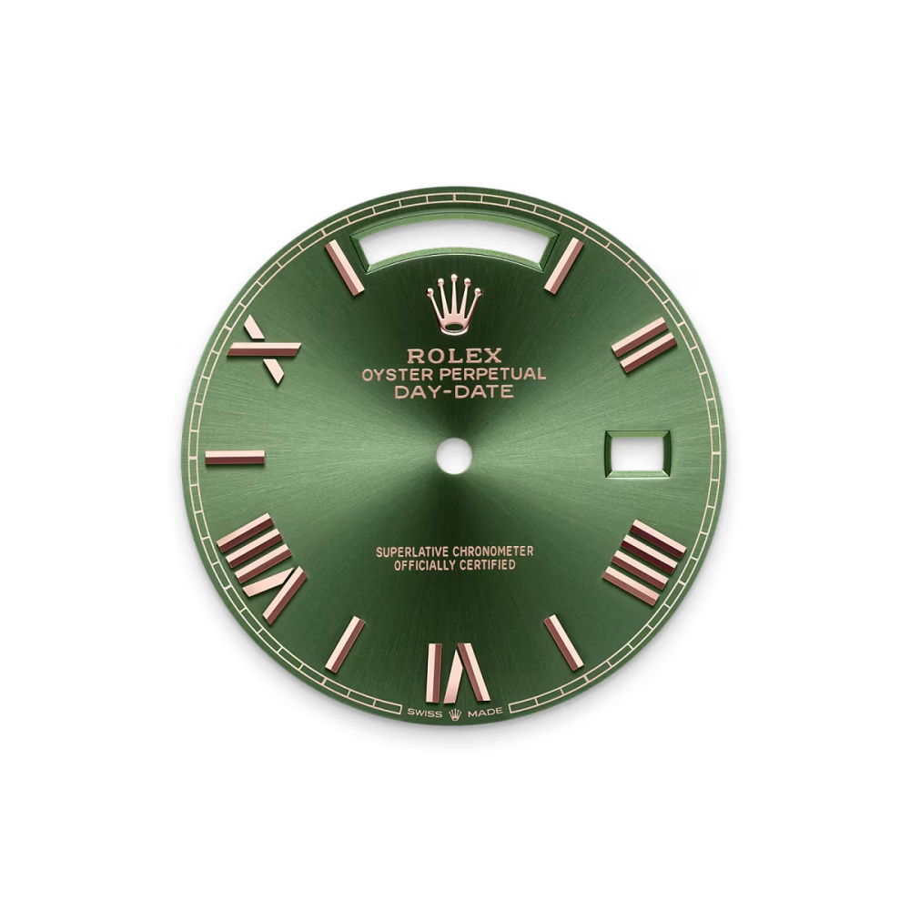 Rolex Day-Date 40 Oyster Green Dial Mens Watch 228235-3