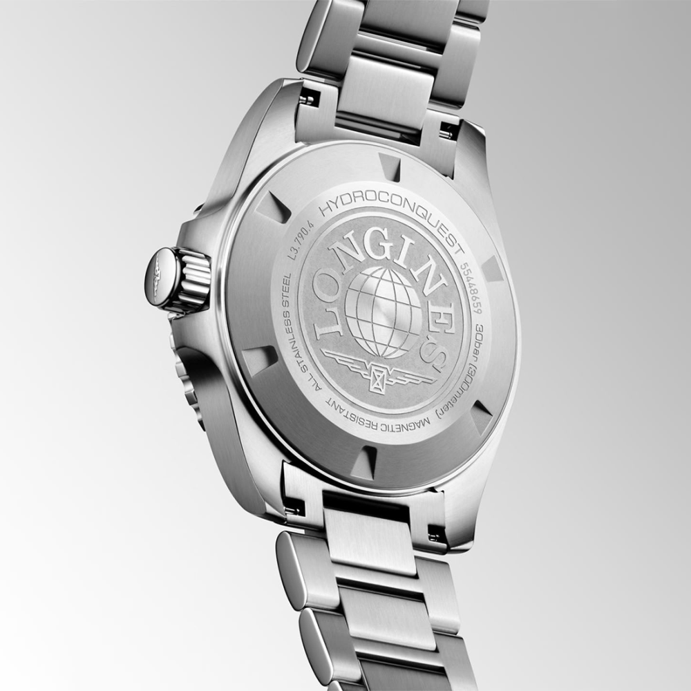 Longines HydroConquest GMT Automatic Green Dial Watch L3.790.4.06.6-3