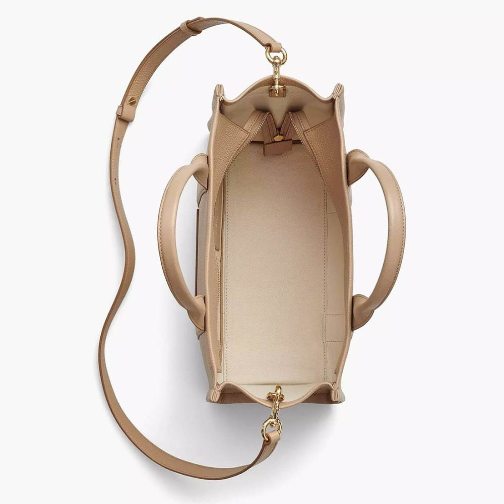 Marc Jacobs Brown Leather Medium Tote Bag-3