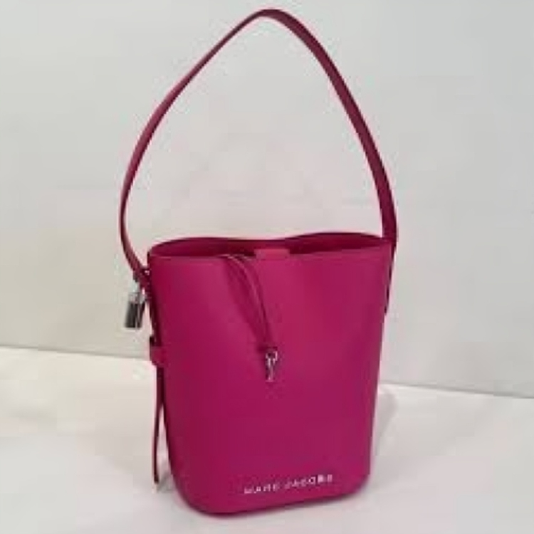 Marc Jacobs Pink Leather Bucket Bag-1