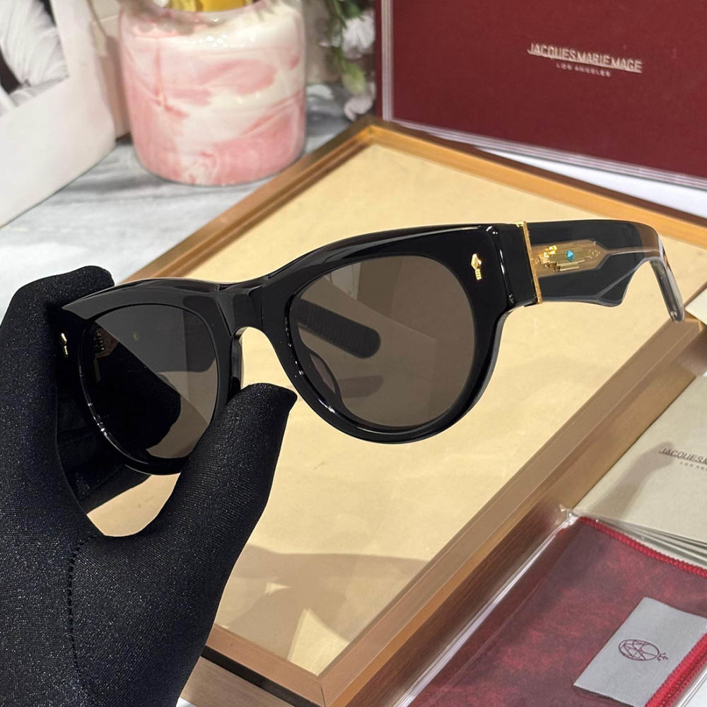 Jacques Marie Mage Last Frontier Rollingsun Black Sunglasses-1