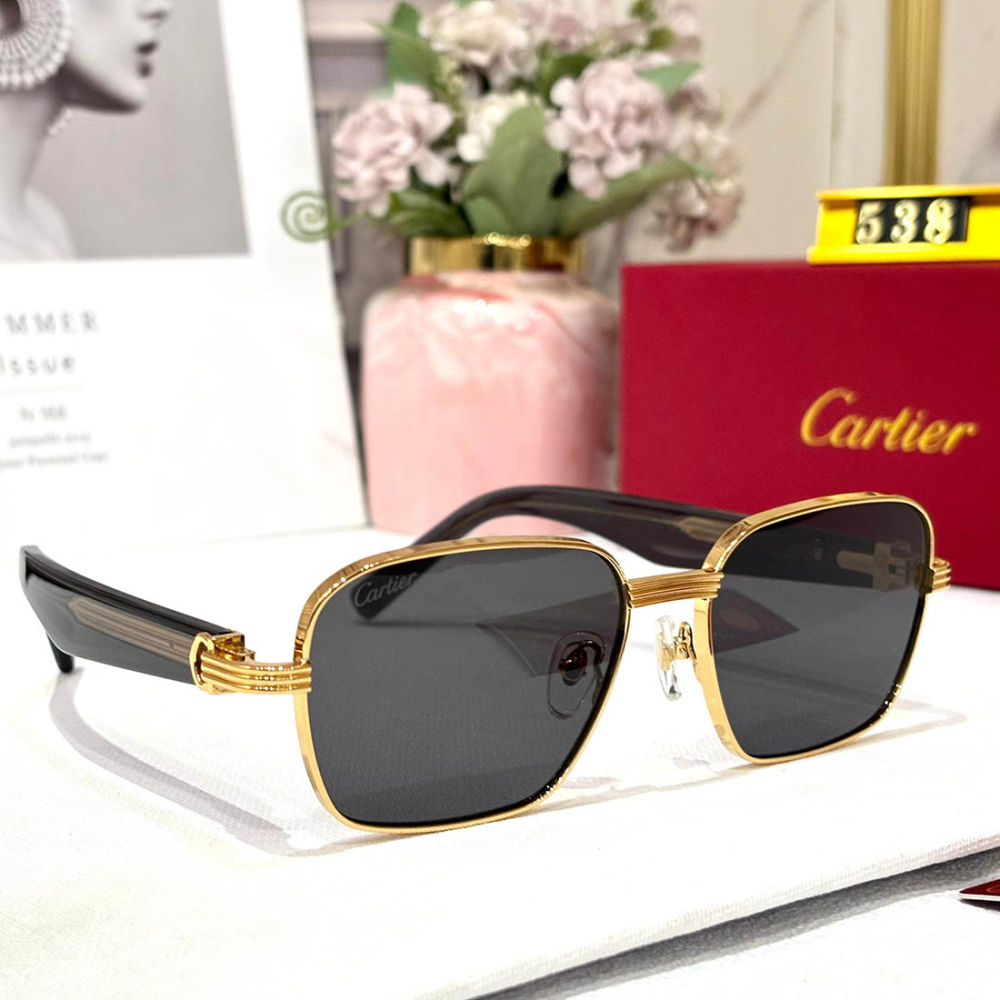 Cartier Black Luxury Sunglasses-2