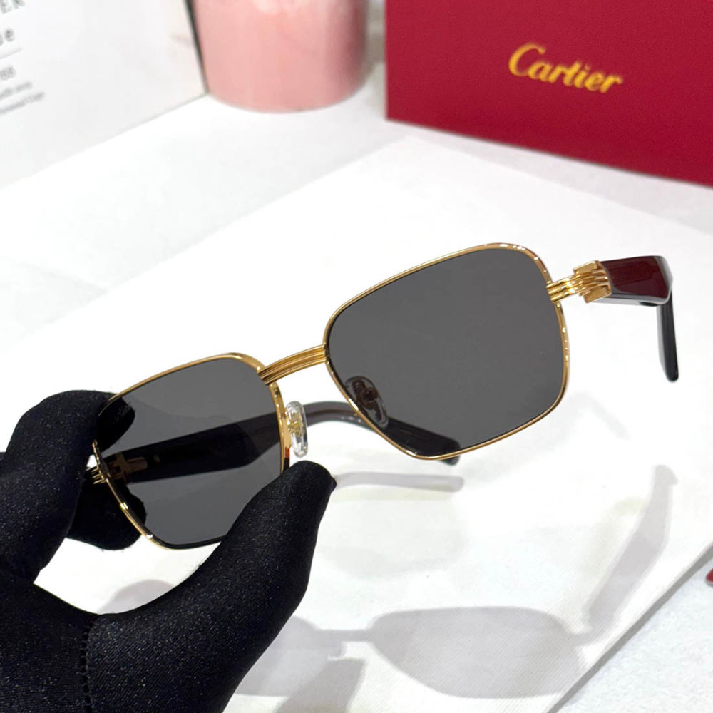 Cartier Black Luxury Sunglasses-1
