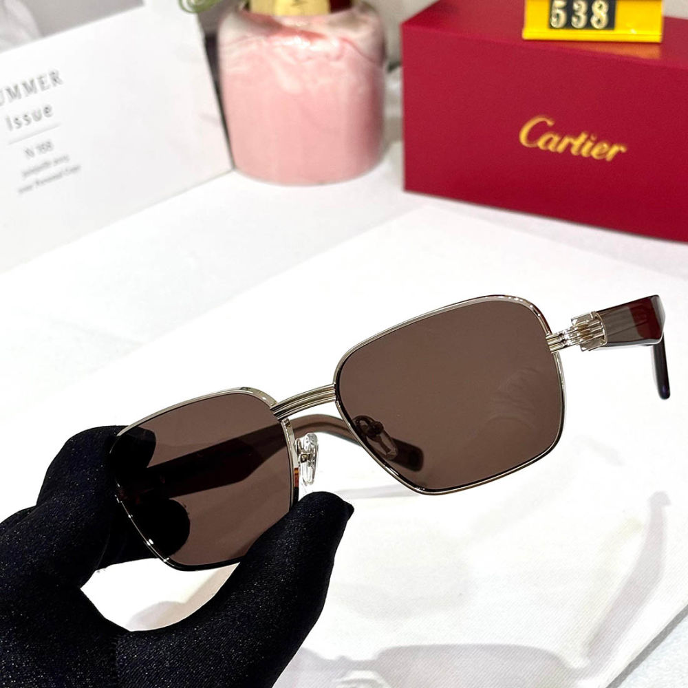 Cartier Brown Luxury Sunglasses-1
