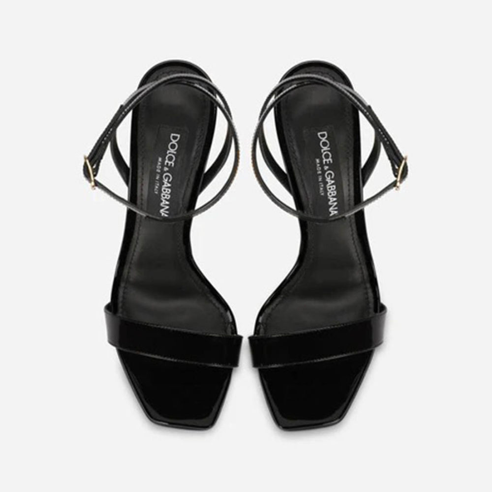 Dolce & Gabbana Pop Black Heel Sandals-2