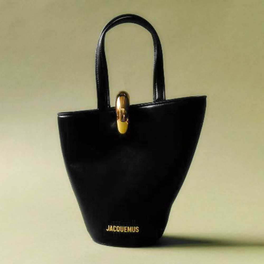 Jacquemus Le Petit Bambola Black Bucket Bag-thumb-0