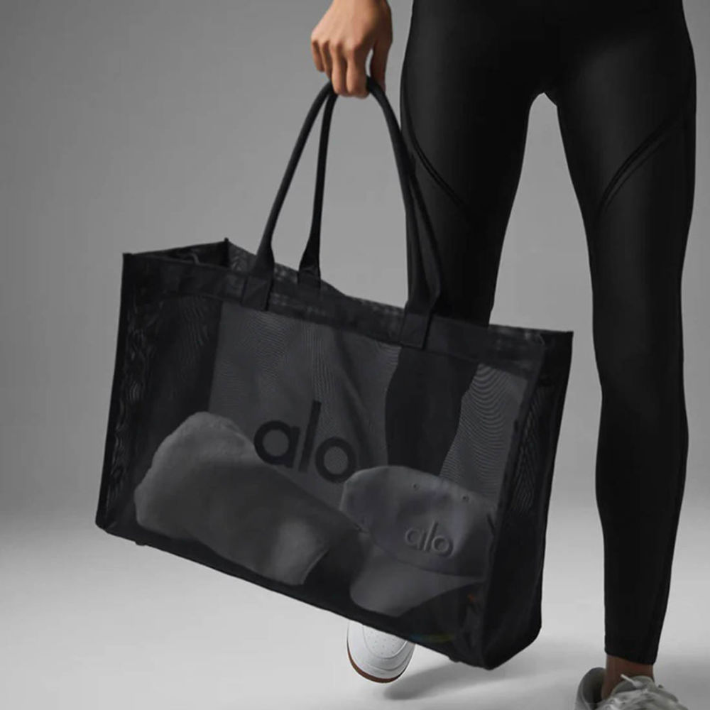 Alo Sheer Black Tote Bag-3