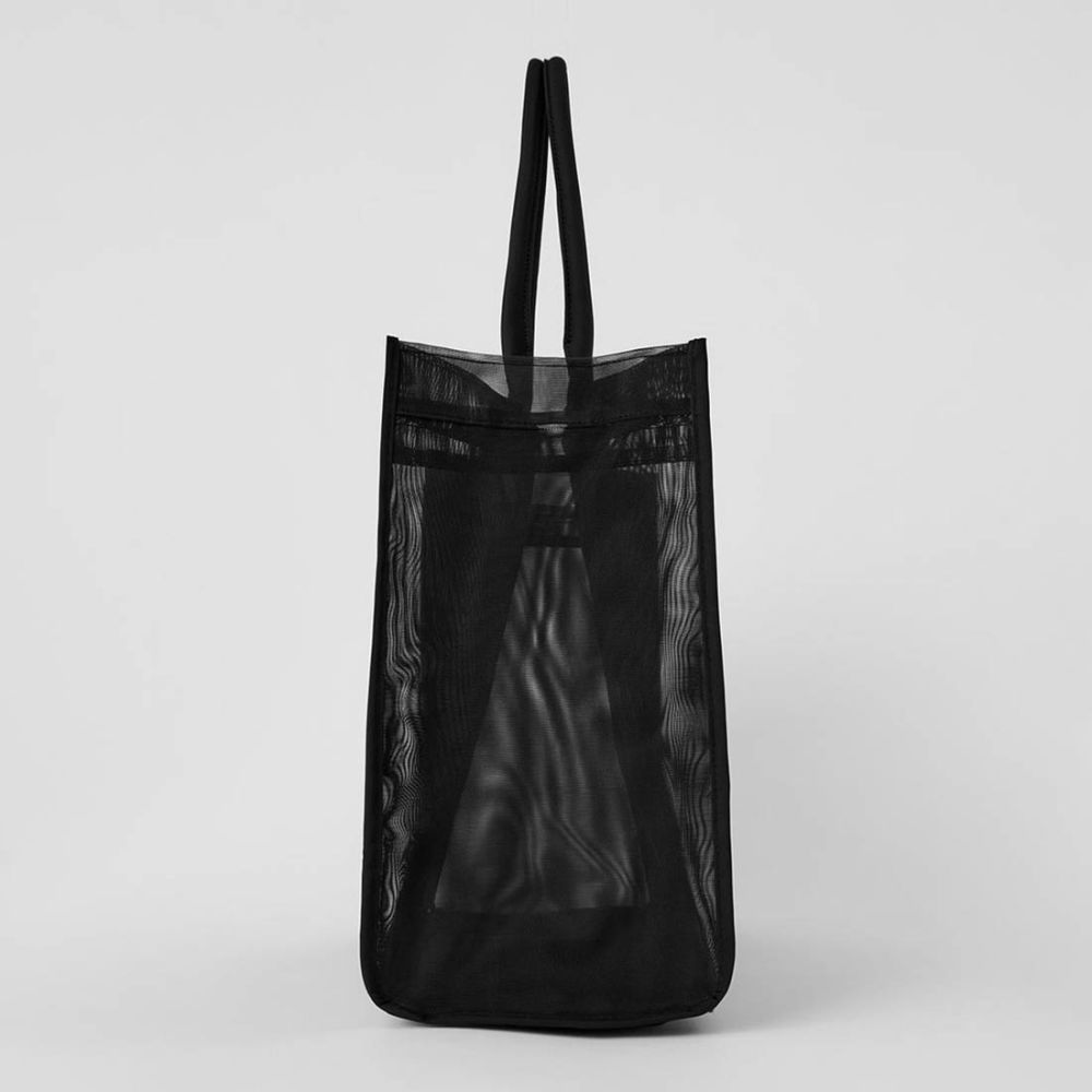 Alo Sheer Black Tote Bag-1