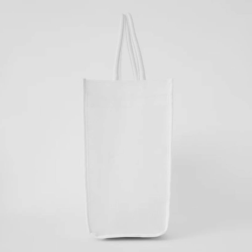 Alo Sheer White Tote Bag-1