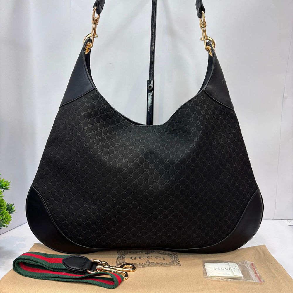 Gucci Hobo Black Shoulder Bag-thumb-0