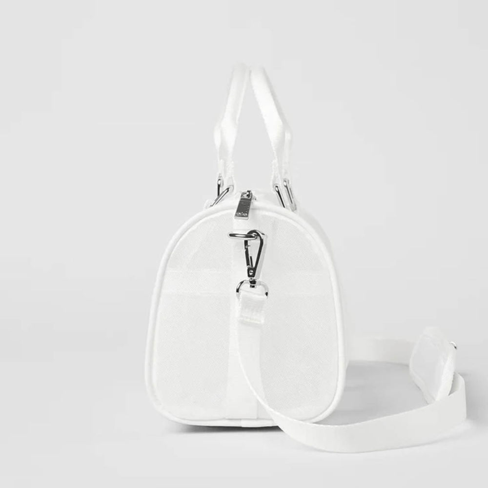 Alo Mini Sheer White Duffle Bag-1