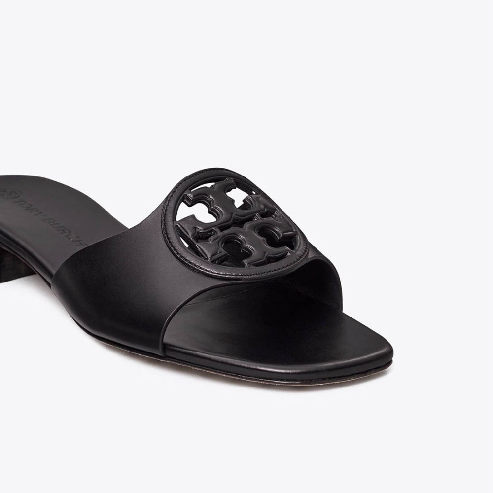 Tory Burch Bombé Miller Black Slide Sandals-2