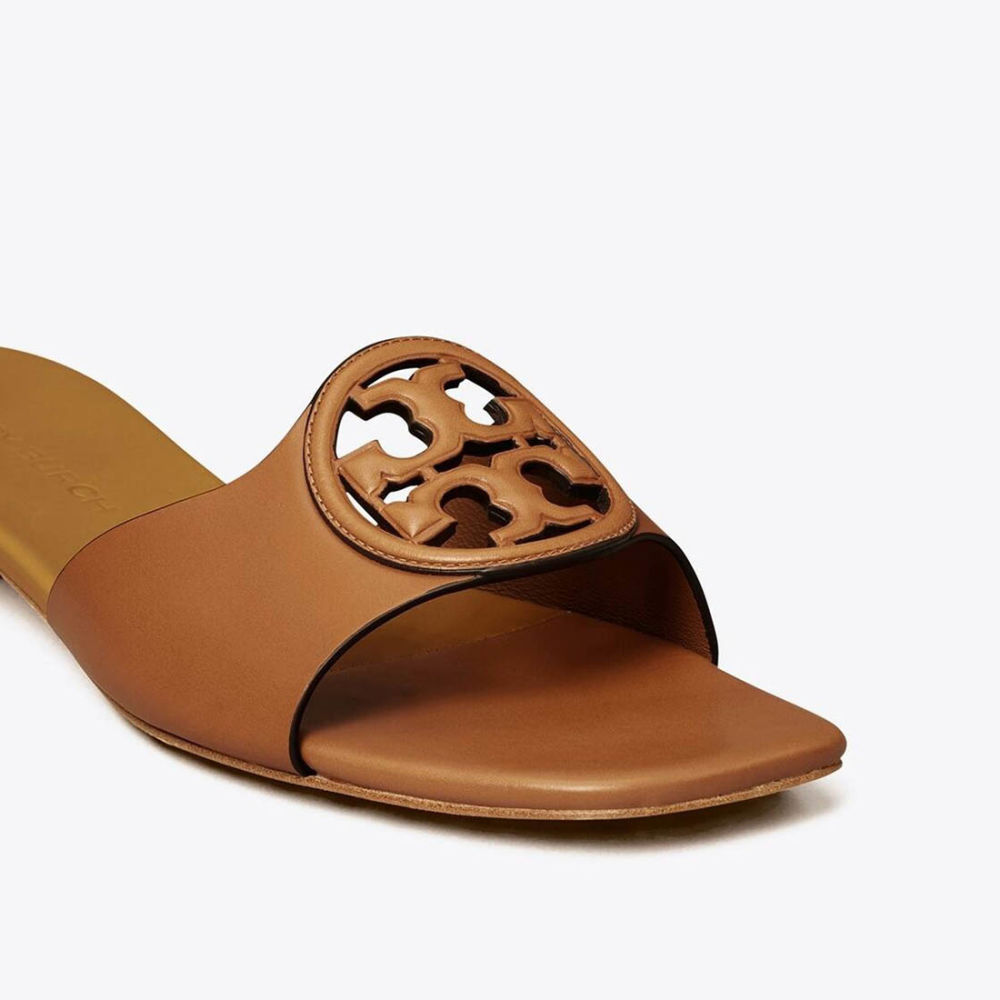 Tory Burch Bombé Miller Brown Slide Sandals-2