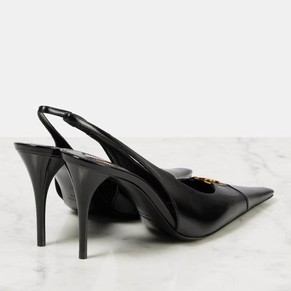 Saint Laurent Babylone Breteuil Slingback Pumps-3