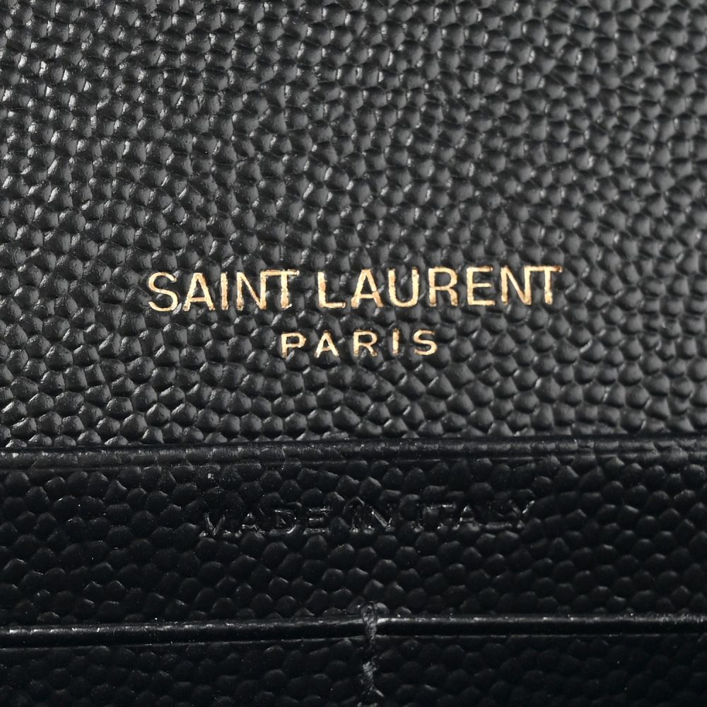 YSL Envelope Style Black Sling Bag-7