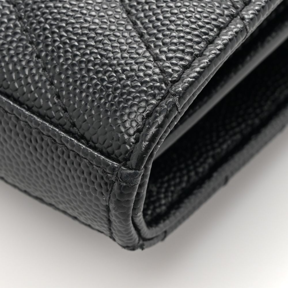 YSL Envelope Style Black Sling Bag-5