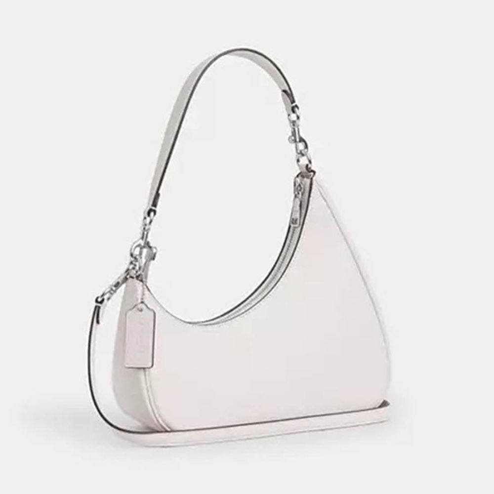 Coach Teri Twisted White Shoulder Bag-1