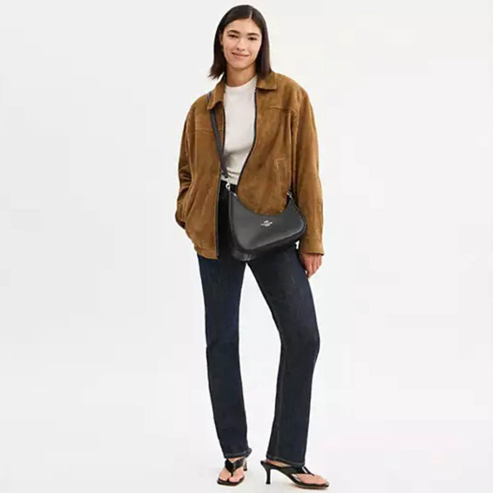 Coach Teri Twisted Black Shoulder Bag - Copy-3