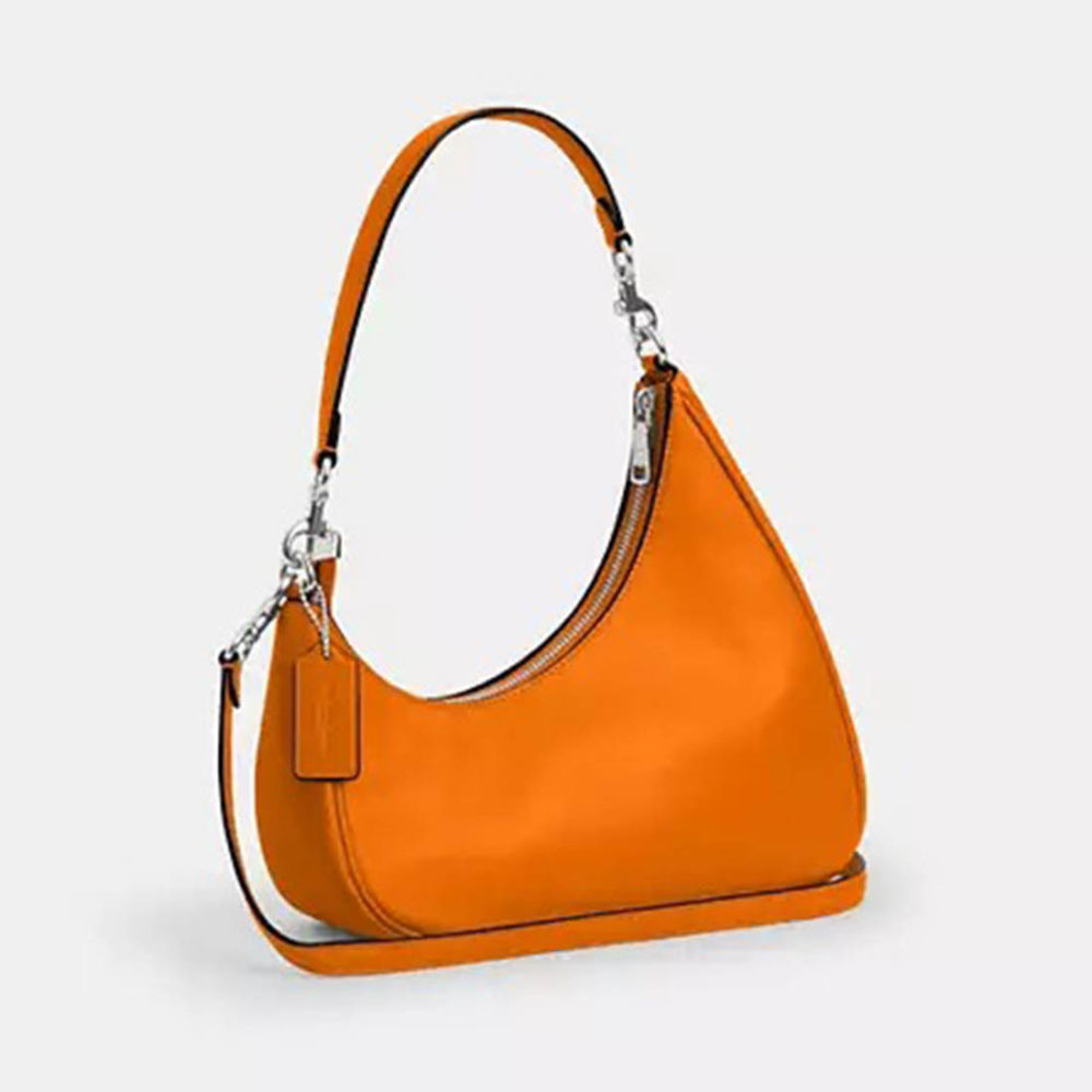 Coach Teri Twisted Orange Shoulder Bag-1