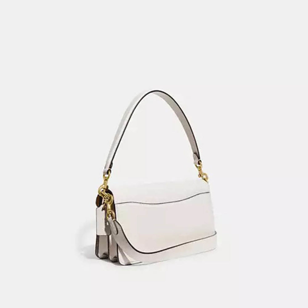 Coach Tabby White Shoulder Bag-thumb-3