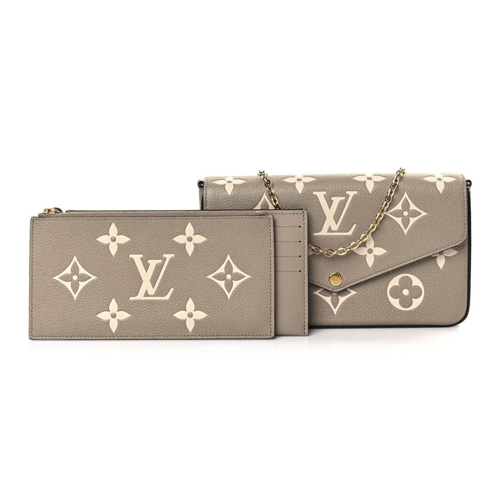Louis Vuitton Felicie Beige & White Shoulder Bag-2