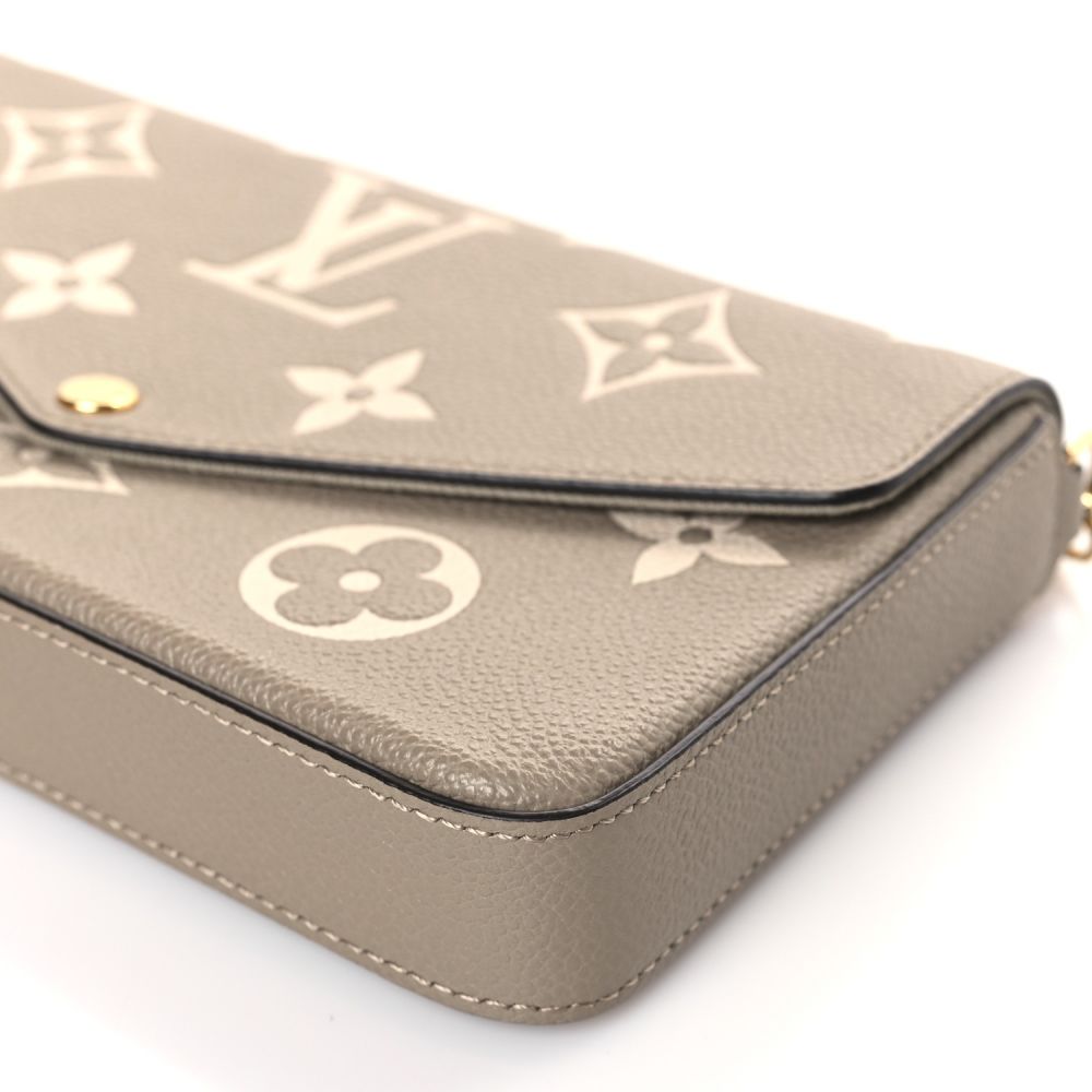 Louis Vuitton Felicie Beige & White Shoulder Bag-4