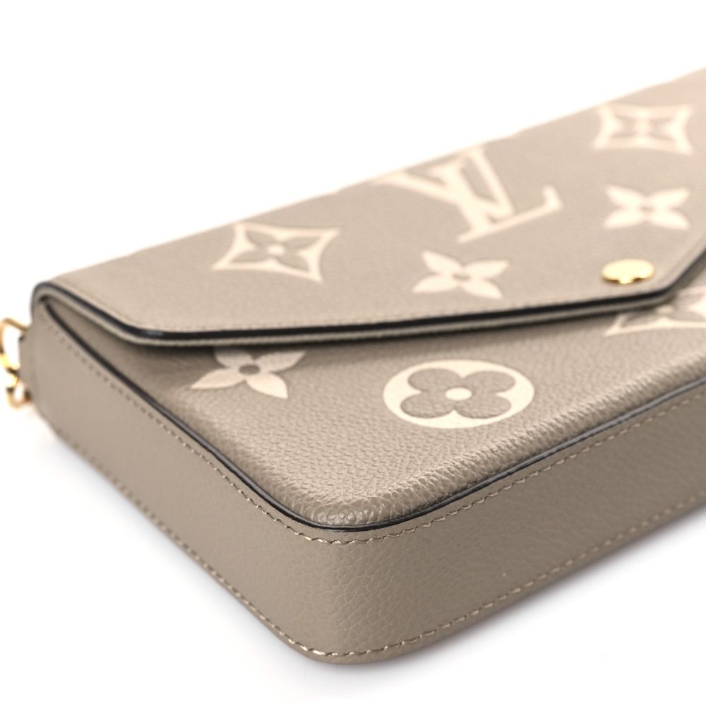 Louis Vuitton Felicie Beige & White Shoulder Bag-5