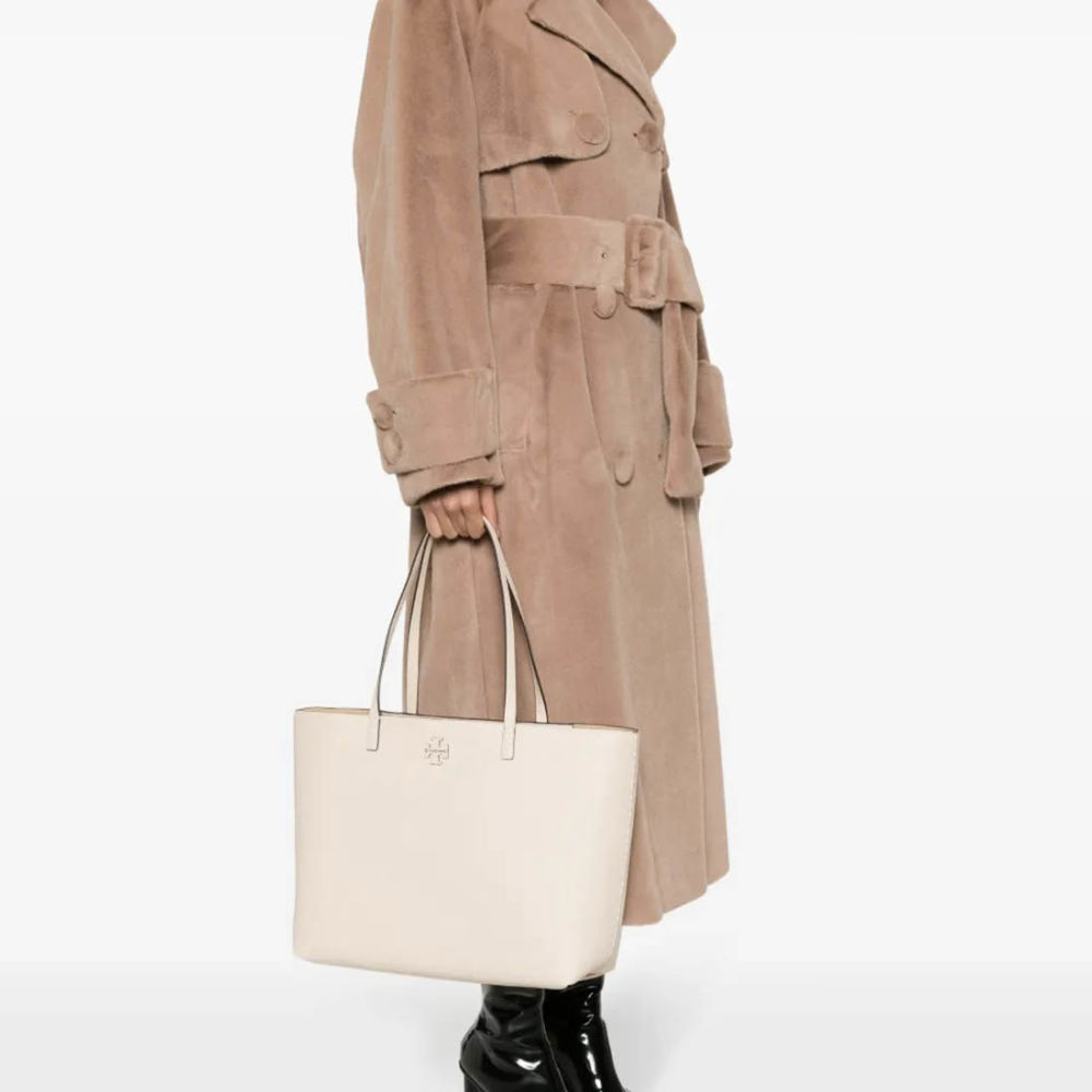 Tory Burch Mc Graw White Shoulder Bag-2