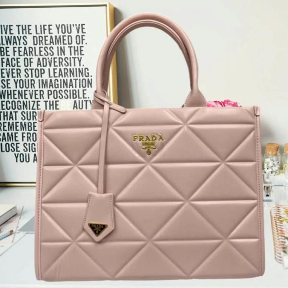 Prada Symbole Bag Large Cream Leather Bag-1