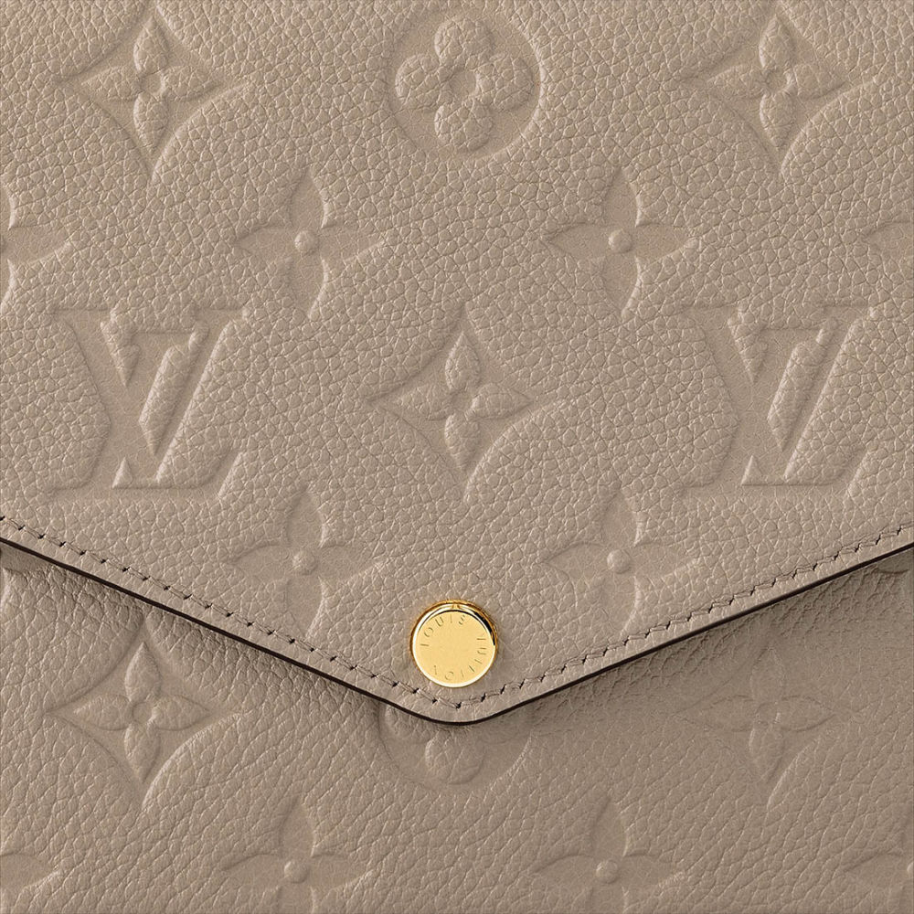 Louis Vuitton Felicie Beige Shoulder Bag-5