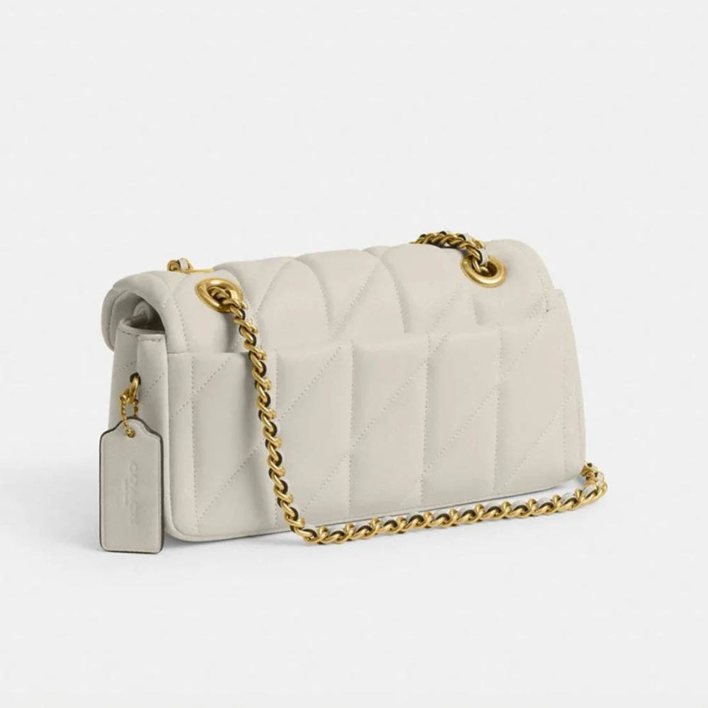 Coach Tabby 26 With Pillow Quilting White Shoulder Bag-2