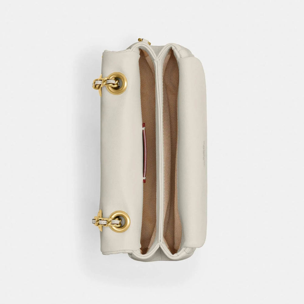 Coach Tabby 26 With Pillow Quilting White Shoulder Bag-4