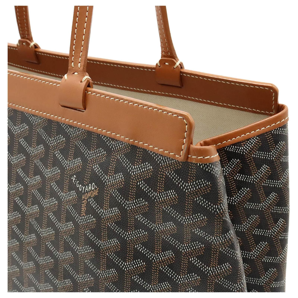 Goyard Bellechasse Biaude PM Black & Brown Tote Bag-thumb-3