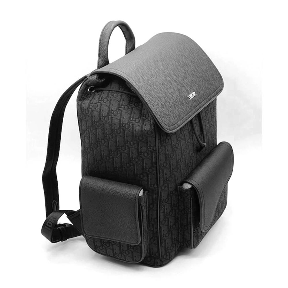 Dior Saddle Bag Black Backpack-1