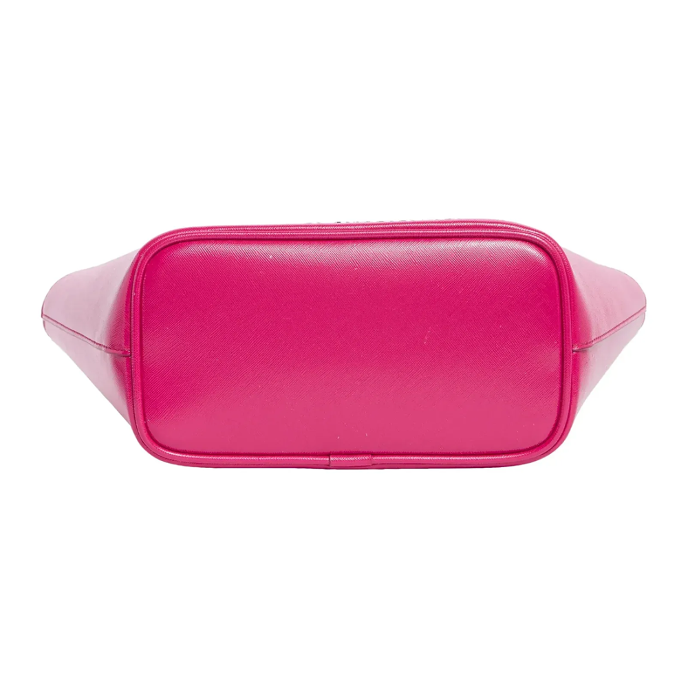 Marc Jacobs Canvas Pink Leather Tote Bag-4