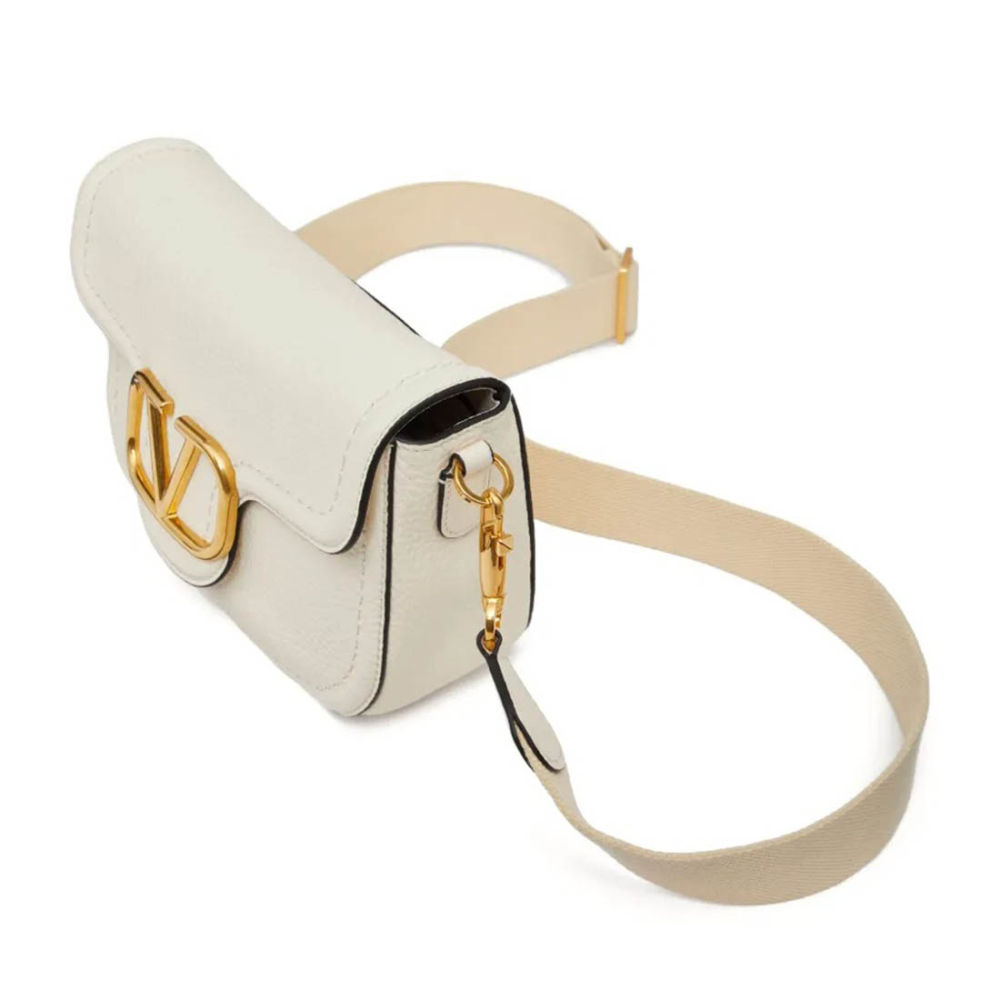 Valentino Garavani White All time Crossbody Bag-3