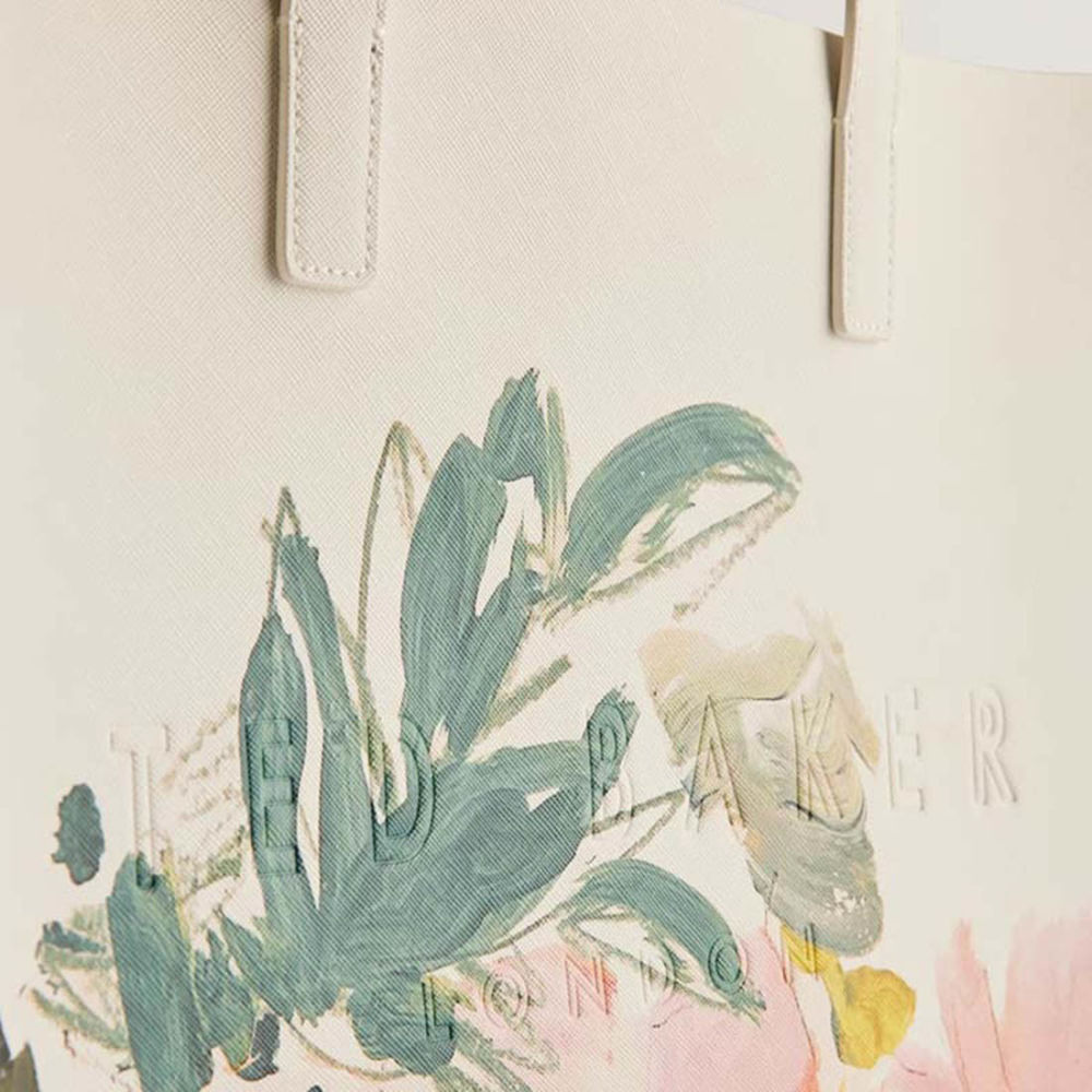 Ted Baker Printed Leather Oversized Shopper Tote Bag with Applique-thumb-2