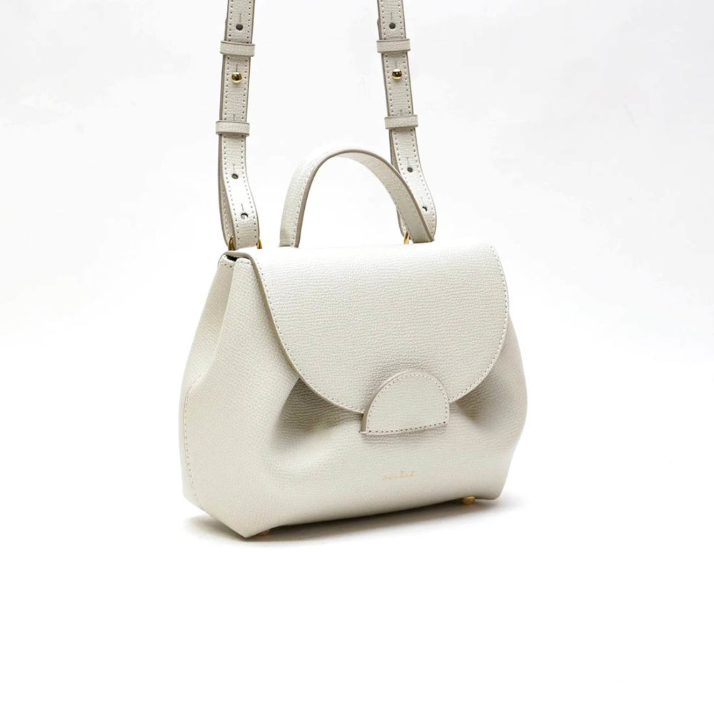 Polene Numero Uno White Crossbody Bag-thumb-1