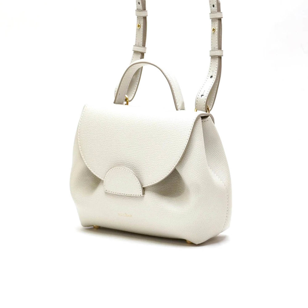 Polene Numero Uno White Crossbody Bag-thumb-0