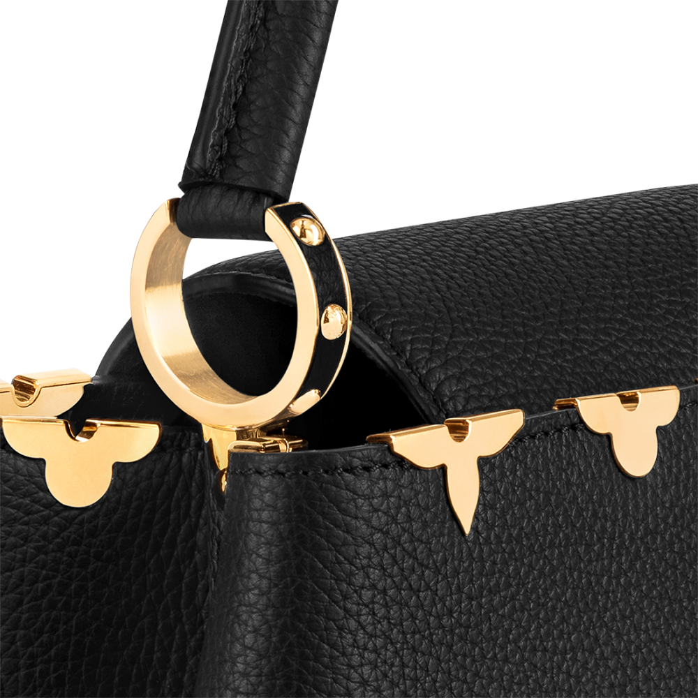 Louis Vuitton Capucines Black Shoulder Bag-6